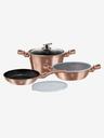 Berlingerhaus Set od 6 posuđa Rosegold Metallic Line BERLINGERHAUS s mramornom površinom
