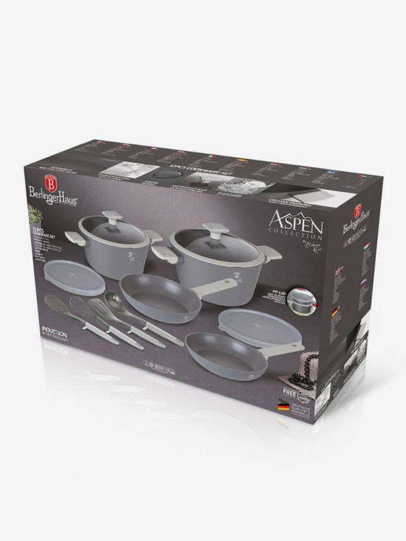 Berlingerhaus Aspen Collection BERLINGERHAUS 12-dijelni set posuđa s površinom od titana