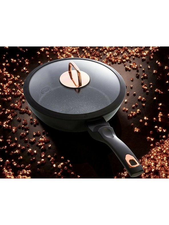 Berlingerhaus Duboka tava s poklopcem 24 cm Black Rose Collection BERLINGERHAUS