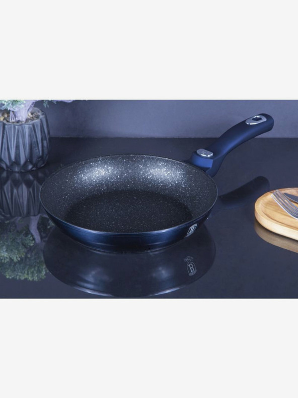 Berlingerhaus Tava s uklonjivom ručkom + poklopcem 24 cm BERLINGERHAUS Metallic Line Aquamarine Edition