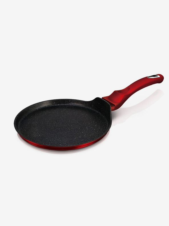 Berlingerhaus Tava za palačinke s mramornom površinom BERLINGERHAUS Burgundy Metallic Line (25 cm)