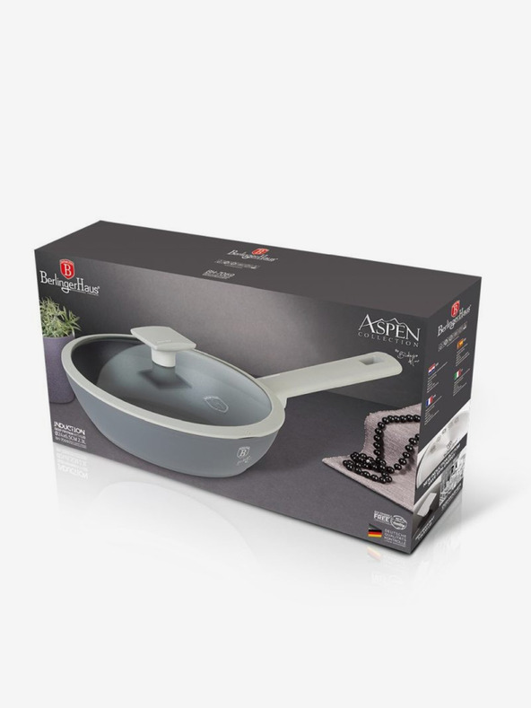 Berlingerhaus Duboka tava s poklopcem s titanskom površinom 24 cm Aspen Collection BERLINGERHAUS