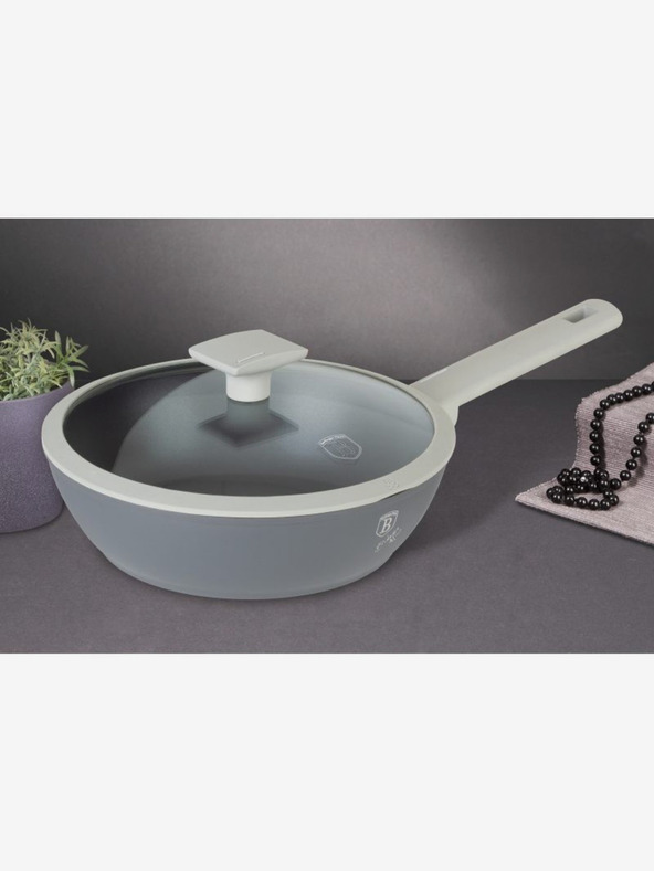 Berlingerhaus Duboka tava s poklopcem s titanskom površinom 24 cm Aspen Collection BERLINGERHAUS