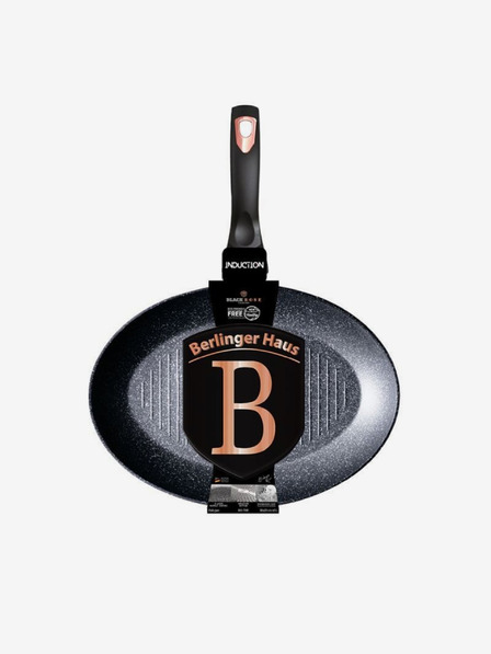 Berlingerhaus Tava za ribu i odreske s mramornom površinom 35 cm Black Rose Collection BERLINGERHAUS