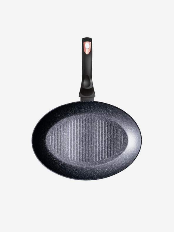 Berlingerhaus Tava za ribu i odreske s mramornom površinom 35 cm Black Rose Collection BERLINGERHAUS