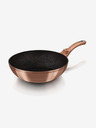 Berlingerhaus Wok tava s mramornom površinom BERLINGERHAUS Rosegold Metallic Line (28 cm)