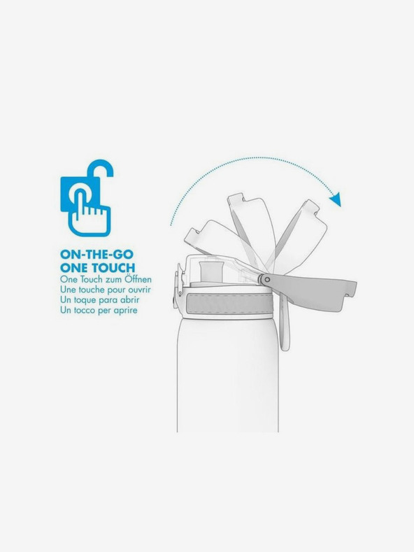 ION8 Tamno plava čelična termosica Ion8 One Touch Ash Navy (500 ml)