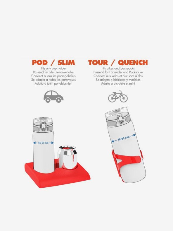 ION8 Tamno plava čelična termosica Ion8 One Touch Ash Navy (920 ml)