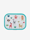 Mepal Tirkizno bijela dječja kutija za grickalice Mepal Campus Prijatelji životinja