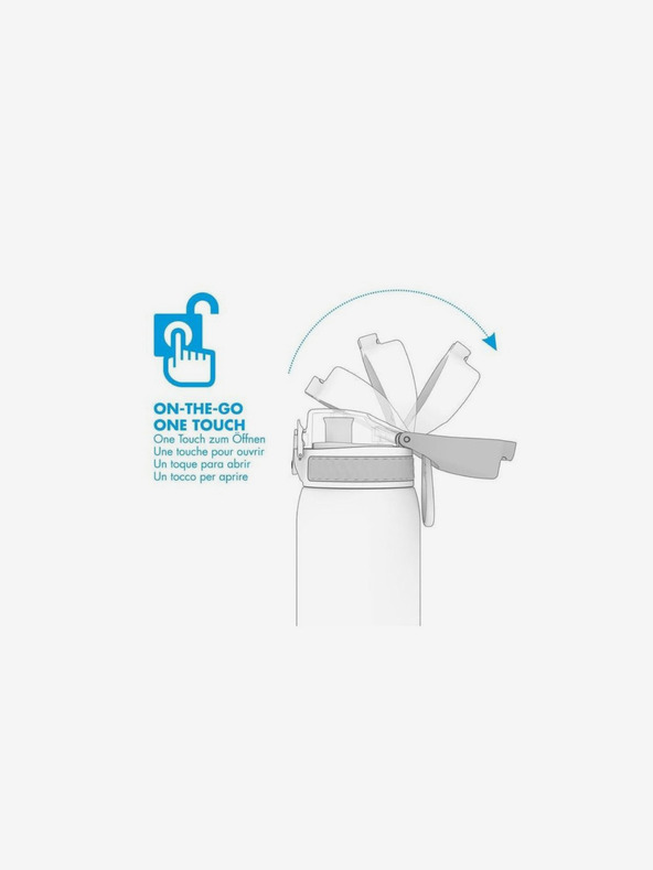 ION8 Ružičasta nehrđajuća termo boca Ion8 Leak Proof (920 ml)