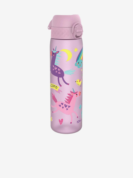 ION8 Ružičasta uzoraknuta boca Ion8 Leak Proof Unicorns (500 ml)