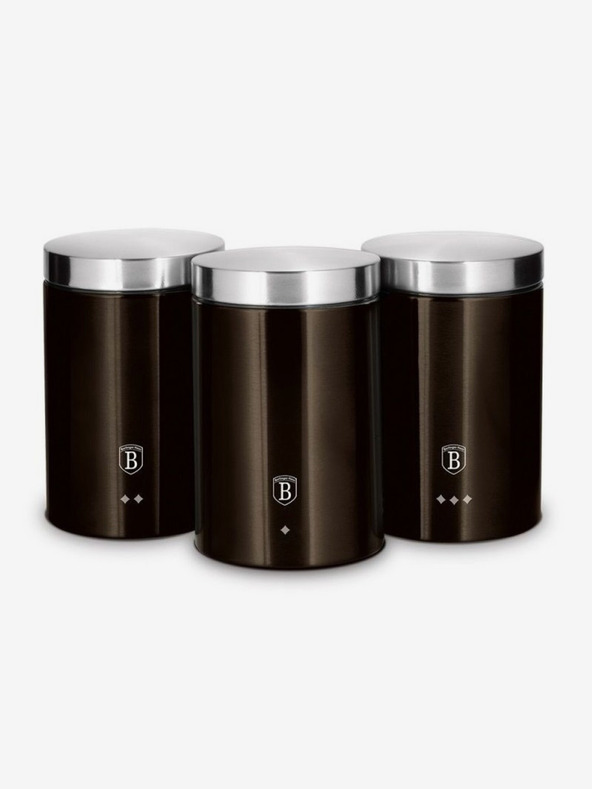Berlingerhaus Set od tri posude za hranu BERLINGERHAUS Shiny Black Collection