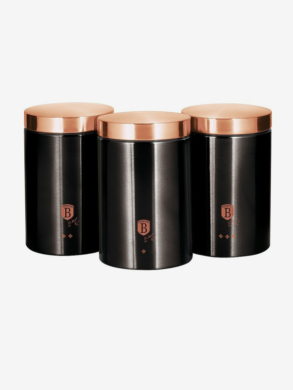 Berlingerhaus Set od tri posude za hranu BERLINGERHAUS Black Rose Collection