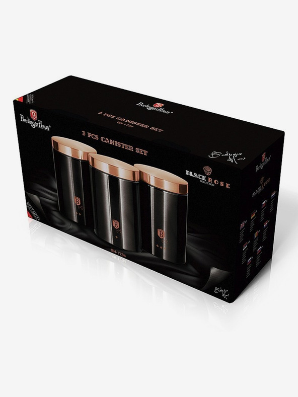 Berlingerhaus Set od tri posude za hranu BERLINGERHAUS Black Rose Collection