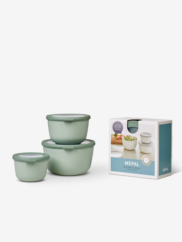 Mepal Set od tri posude u svijetlo zelenoj boji Mepal Cirqula (500+1000+2000 ml)