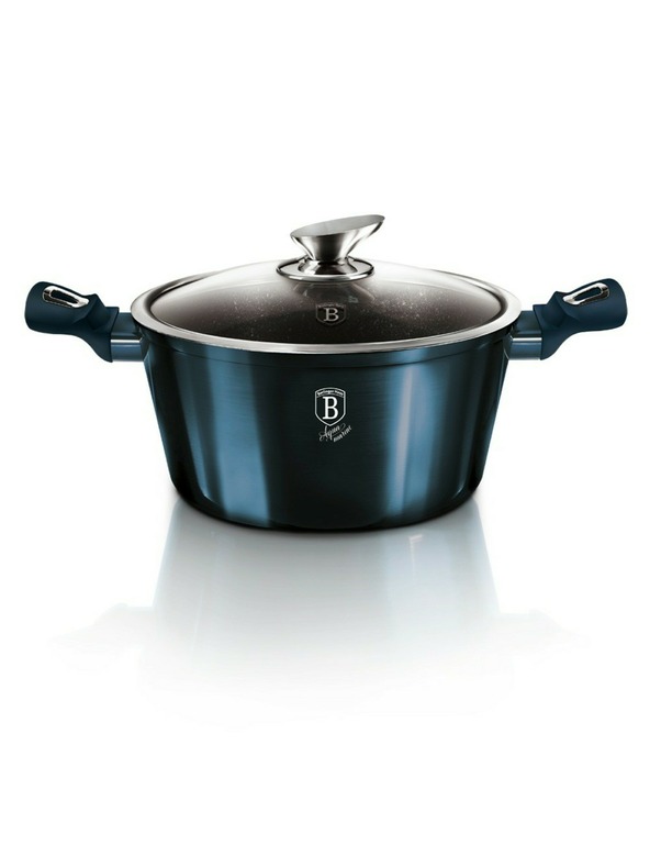 Berlingerhaus Set posuđa s mramornom površinom 10 kom Aquamarine Metallic Line BERLINGERHAUS