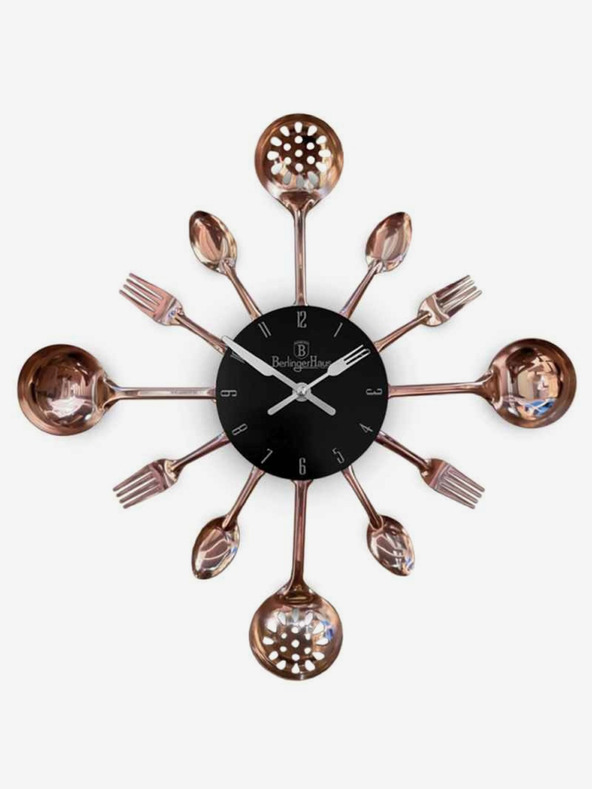 Berlingerhaus Kuhinjski zidni sat BERLINGERHAUS Black Rose Collection