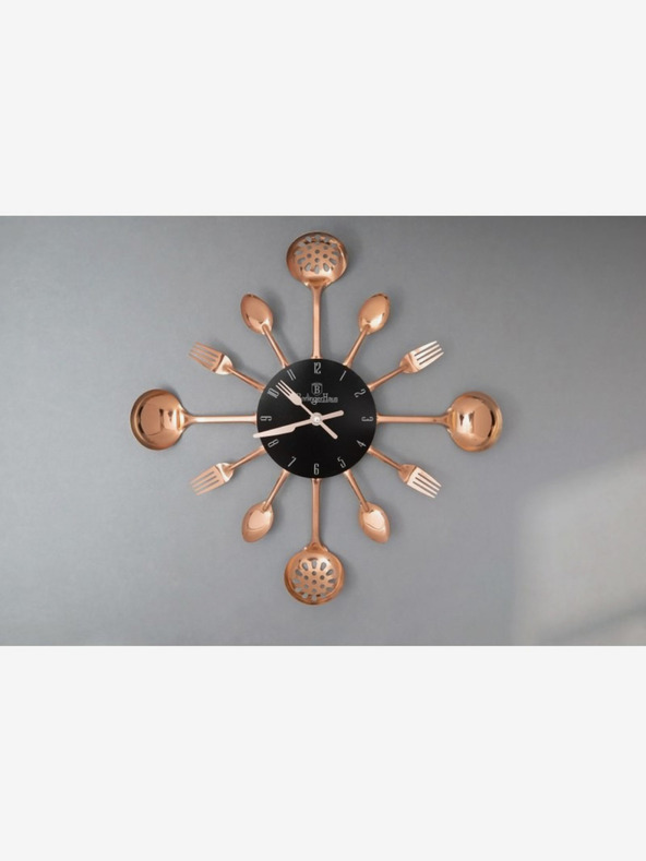 Berlingerhaus Kuhinjski zidni sat BERLINGERHAUS Black Rose Collection