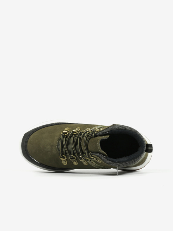 Richter Richter zelene kožne zimske čizme za dječake