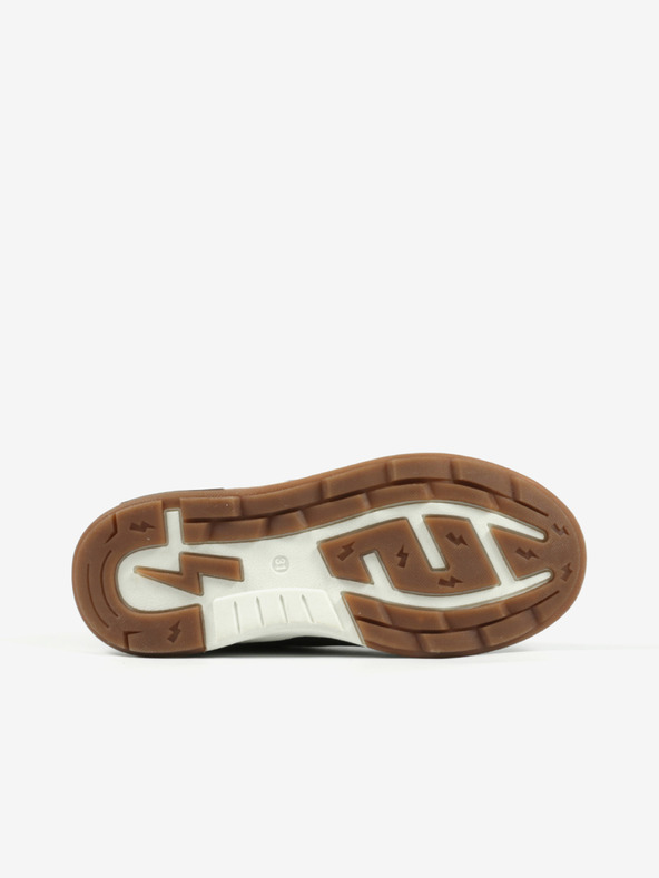 Richter Richter zelene kožne zimske čizme za dječake