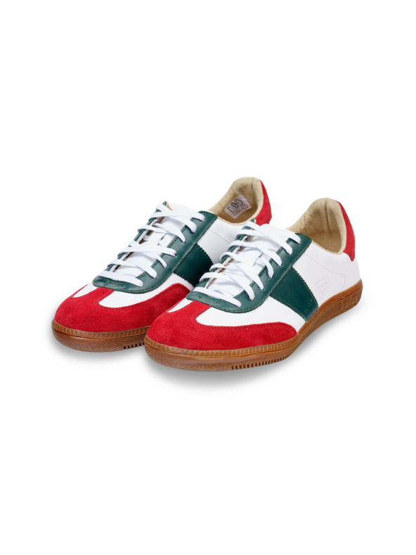 BOTAS *** Muške kožne tenisice / sportske cipele crveno-zeleno-bijele Botas Iconic Meksiko 68