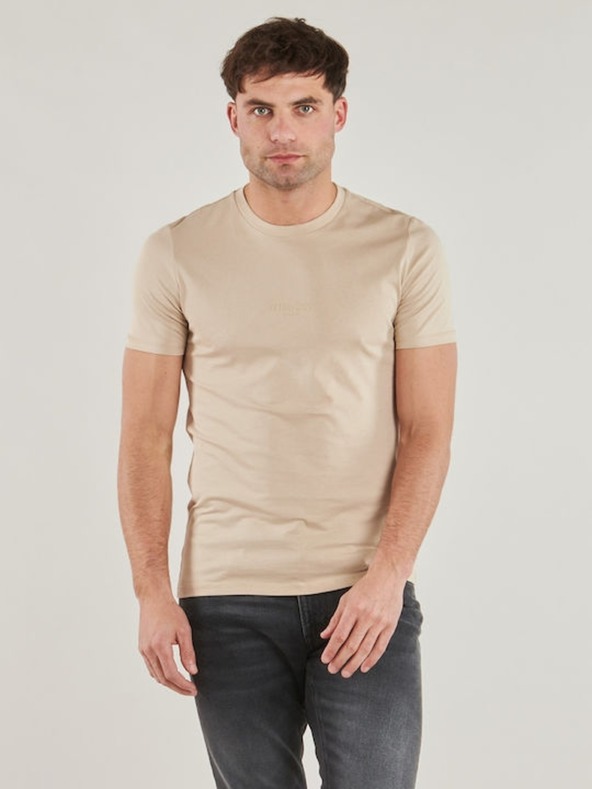 Guess Jeans Muška bež uska majica G1DR Guess jeans