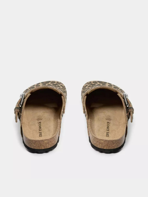 Sofie Schnoor Smeđe ženske papuče s uzorkom Sofie Schnoor