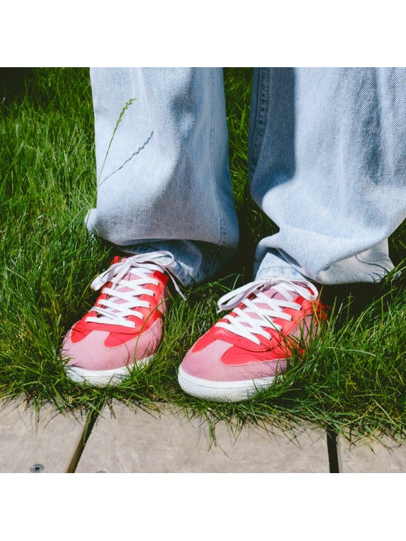 BOTAS *** Ženske kožne tenisice / cipele crveno-ružičaste Botas Iconic Nagano 98