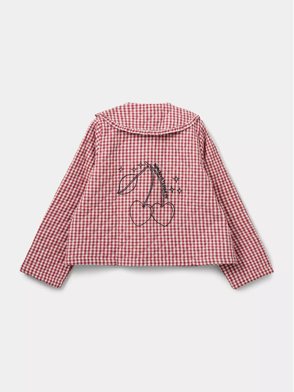 Sofie Schnoor Bijelo-crveni ženski karirani sako Sofie Schnoor