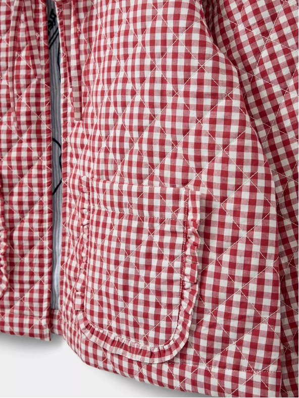 Sofie Schnoor Bijelo-crveni ženski karirani sako Sofie Schnoor