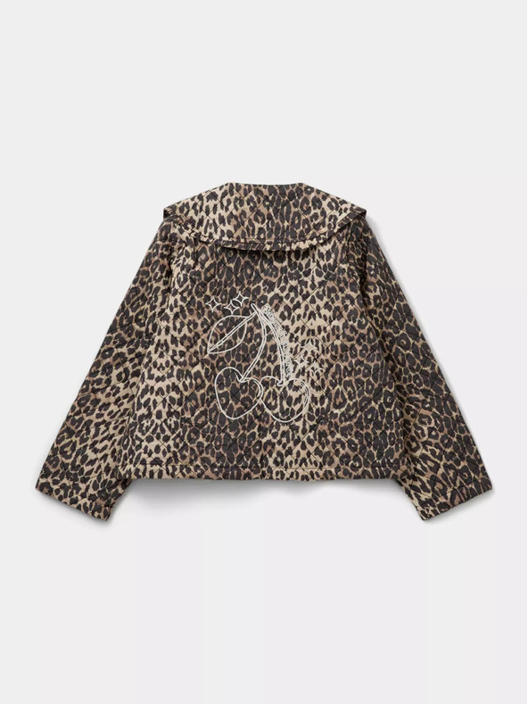 Sofie Schnoor Bež-smeđa ženska jakna s uzorkom leoparda od Sofie Schnoor