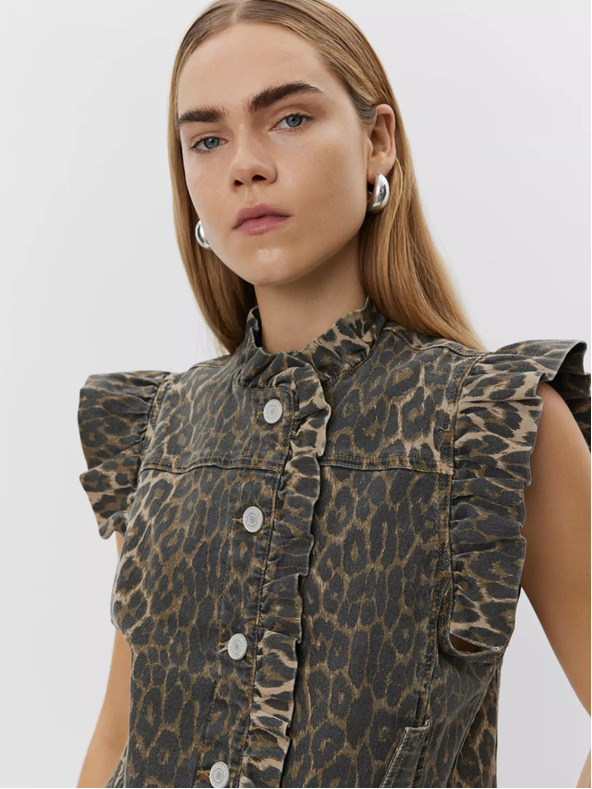 Sofie Schnoor Smeđi ženski prsluk s uzorkom Sofie Schnoor