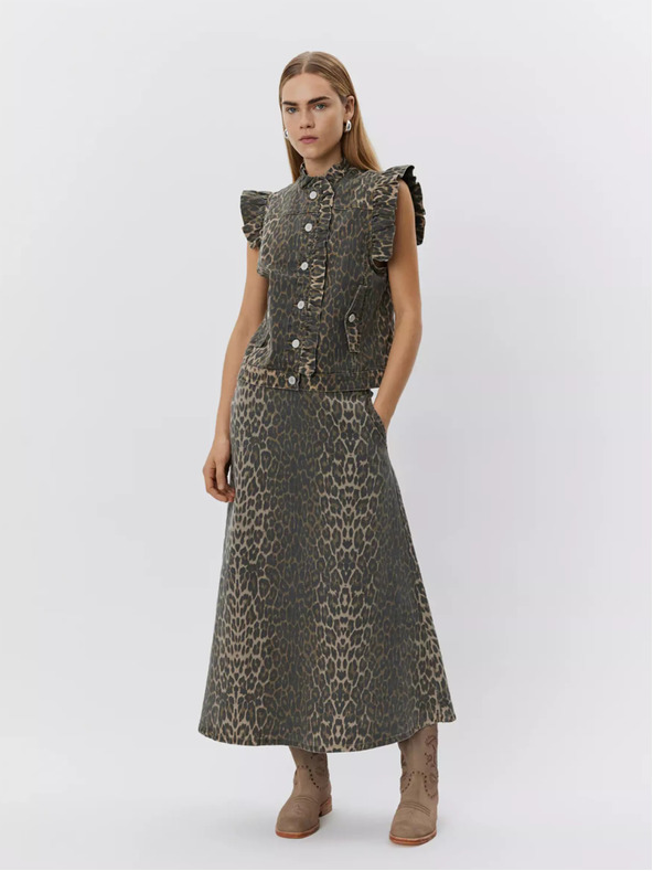 Sofie Schnoor Smeđi ženski prsluk s uzorkom Sofie Schnoor