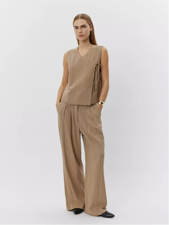 Sofie Schnoor Smeđi ženski prugasti prsluk od Sofie Schnoor