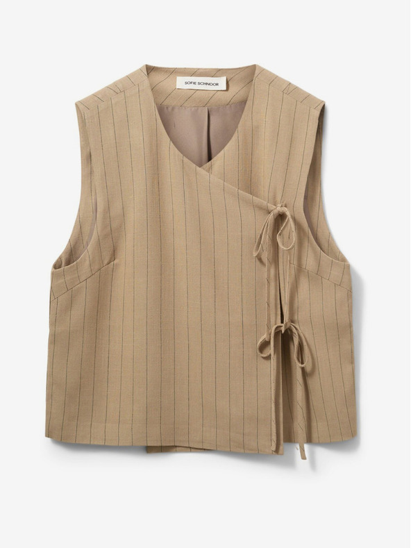 Sofie Schnoor Smeđi ženski prugasti prsluk od Sofie Schnoor