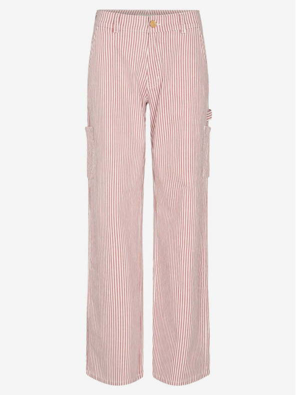 Sofie Schnoor Bijelo-crvene ženske široke hlače na pruge od Sofie Schnoor