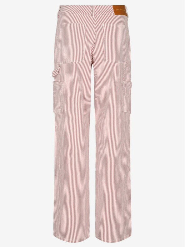 Sofie Schnoor Bijelo-crvene ženske široke hlače na pruge od Sofie Schnoor