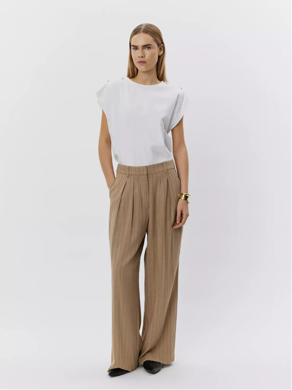 Sofie Schnoor Smeđe ženske hlače na pruge od Sofie Schnoor