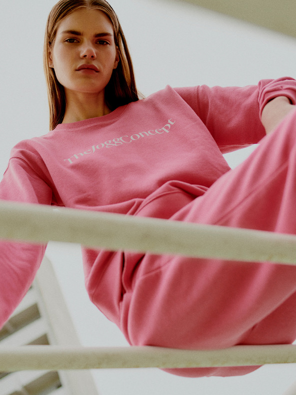 The Jogg Concept Ružičasta ženska majica The Jogg Concept