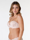 Wonderbra Cream Wonderbra ULTIMATE LACE STRAPLES BRA