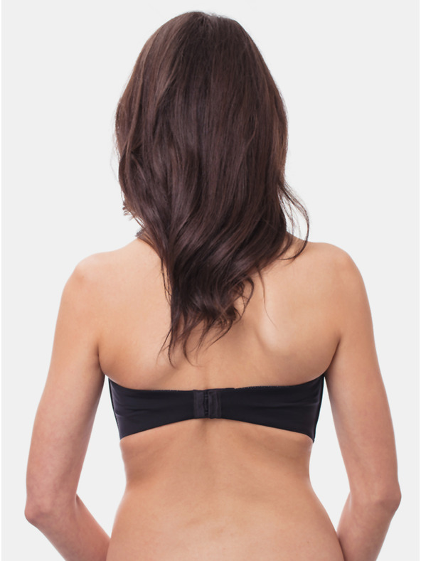 Wonderbra Crni ženski grudnjak bez naramenica Wonderbra ULTIMATE STRAPLESS BRA