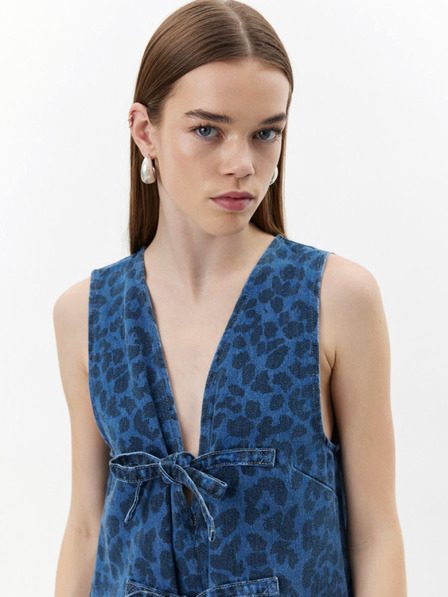 Sofie Schnoor Plava ženska traper haljina s uzorkom Sofie Schnoor