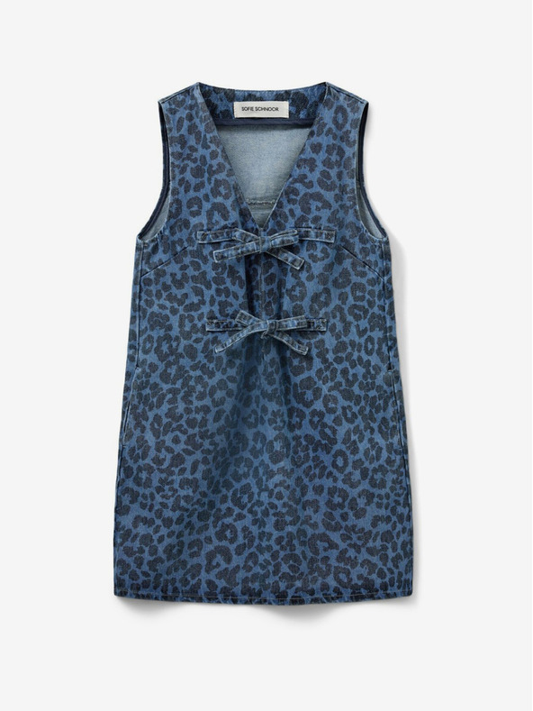 Sofie Schnoor Plava ženska traper haljina s uzorkom Sofie Schnoor
