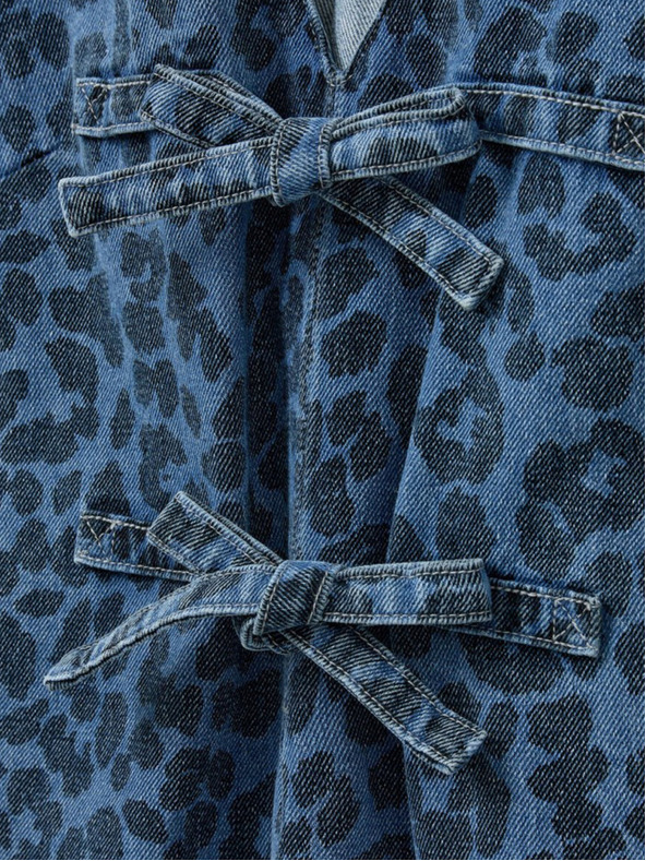 Sofie Schnoor Plava ženska traper haljina s uzorkom Sofie Schnoor