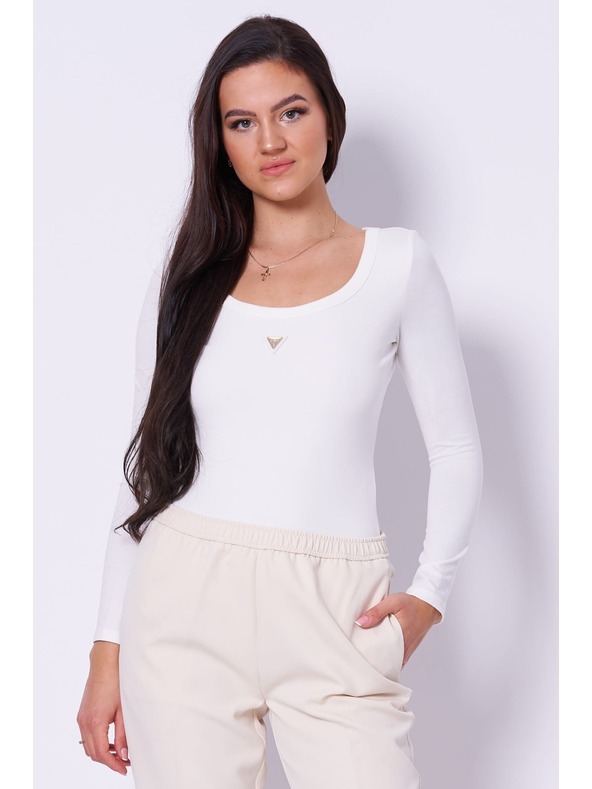 Guess Jeans Bijeli ženski body top 1314 Guess jeans