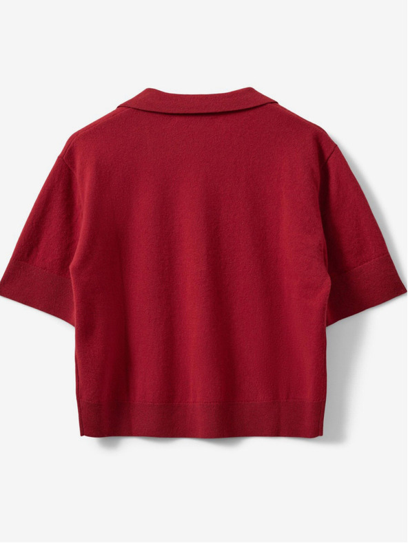 Sofie Schnoor Crveni ženski pulover od vunene majice Sofie Schnoor