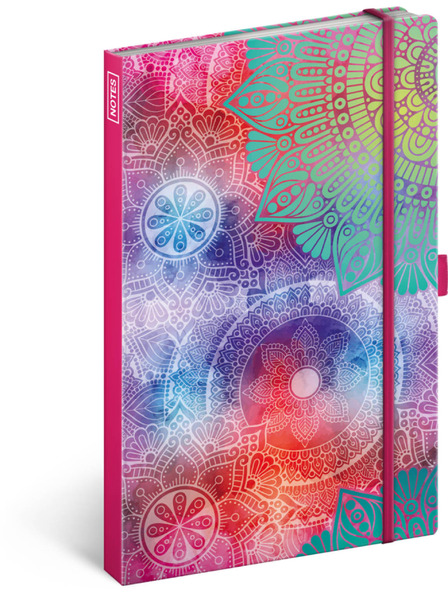 NOTIQUE NOTIQUE Notes Mandala, crte, 13 x 21 cm