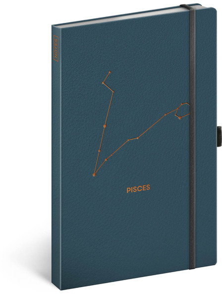 NOTIQUE NOTIQUE Notes Zodiac Pisces, crte, 13 x 21 cm