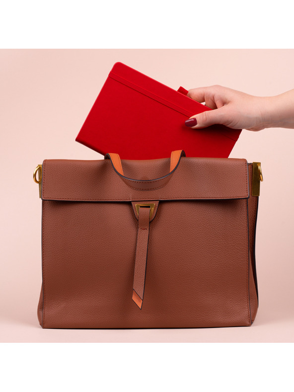 NOTIQUE NOTIQUE Notes Crvena, točkasta, 13 x 21 cm