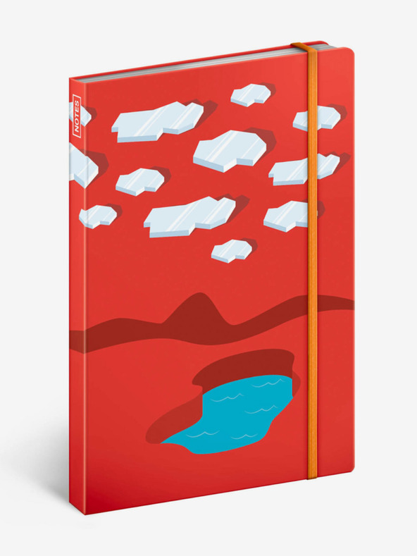 NOTIQUE NOTIQUE Notes Ice Surfers, crte, 13 x 21 cm